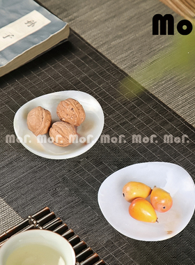 玉石果盘软装布置新中式装饰摆件