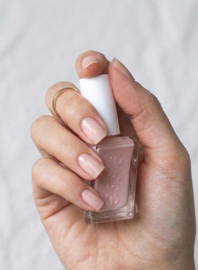 essie扭扭瓶10微光疗指甲油sheer fantasy裸粉水润透粉色免烤快干
