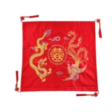 Свадебная церемония невеста, красное держание, кровавая сказка, шарф с красной головкой китайский сервер Xiuhe Server xipa Humi Humi Halfly Turbal Scarf термин