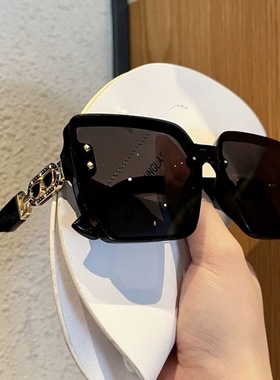 跨境高级感大方框网红太阳镜时尚