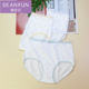 Diefenfen antibacterial crotch ຝ້າຍແອວສູງ hip-ກວມເອົາ underwear ຂອງແມ່ຍິງ