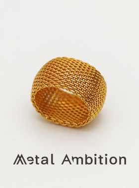 中性纯银复古高级感戒指