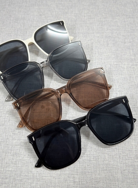 复古偏光太阳镜韩版男大框方形