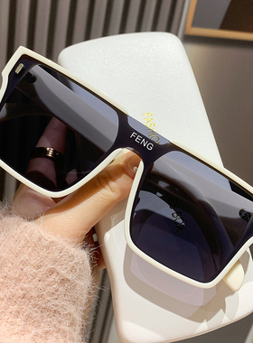 网红连体字母FENG太阳镜
