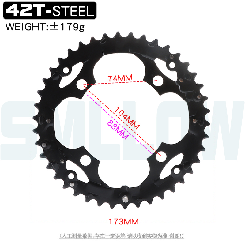 牙盘修补盘片22t3244牙盘修补齿片盘片修复8 9 10 24 27 30速牙盘 - 图3