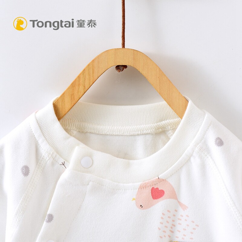童泰新款婴幼儿衣服新生儿偏开哈衣 童泰母婴连身衣/爬服/哈衣