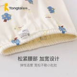 Хлопковые штаны для раннего возраста подходит для мужчин и женщин для девочек для отдыха, 5 мес., 4 лет