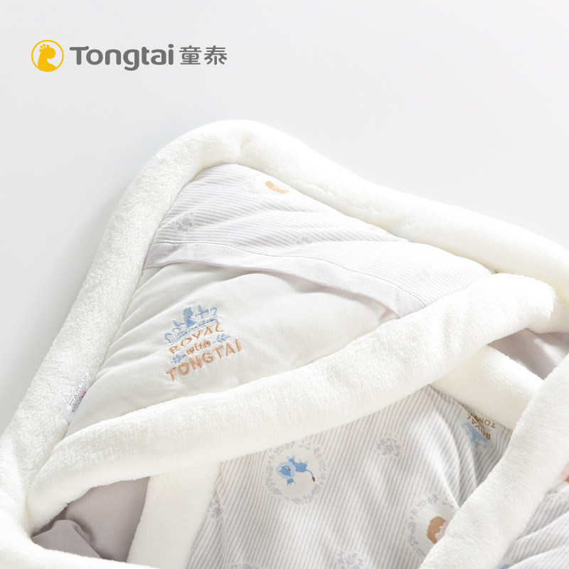 童泰秋冬新款婴儿床品外出纯棉抱毯 童泰母婴婴童抱被/抱毯
