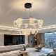 French style light luxury dining room chandelier for living room