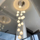 2023 new shell villa duplex floor chandelier