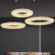 Crystal living room chandelier is light, luxurious and high-end