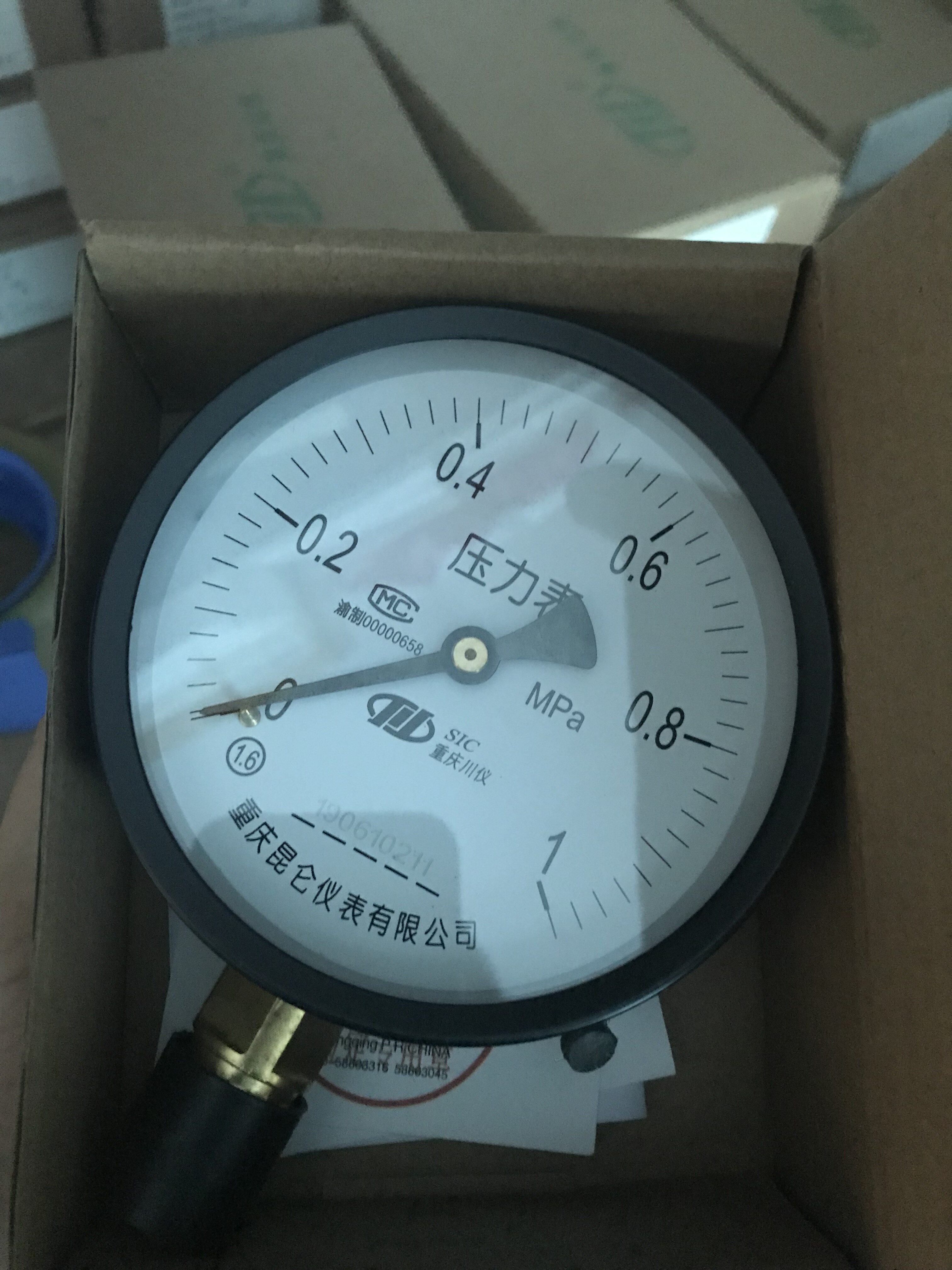 重庆川仪不锈钢压力表yth-60/yyth-100/y-yth150径向轴向压力仪表