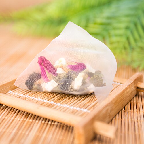 东茶雅韵玫瑰白桃乌龙茶叶水蜜桃乌龙三角袋泡花草果粒茶包50包入 - 图1