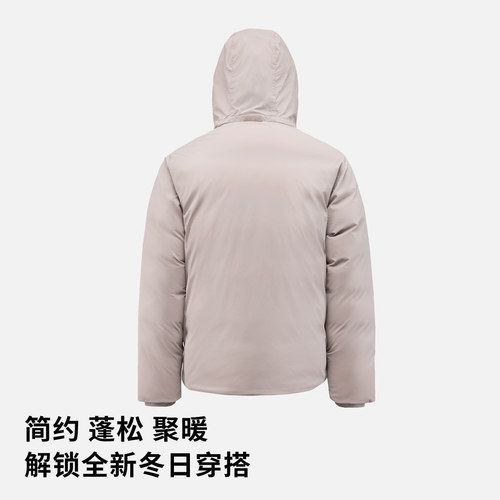 君羽25新款鹅绒羽绒服男加厚短款连帽冬季保暖800蓬羽绒服外套455 - 图2