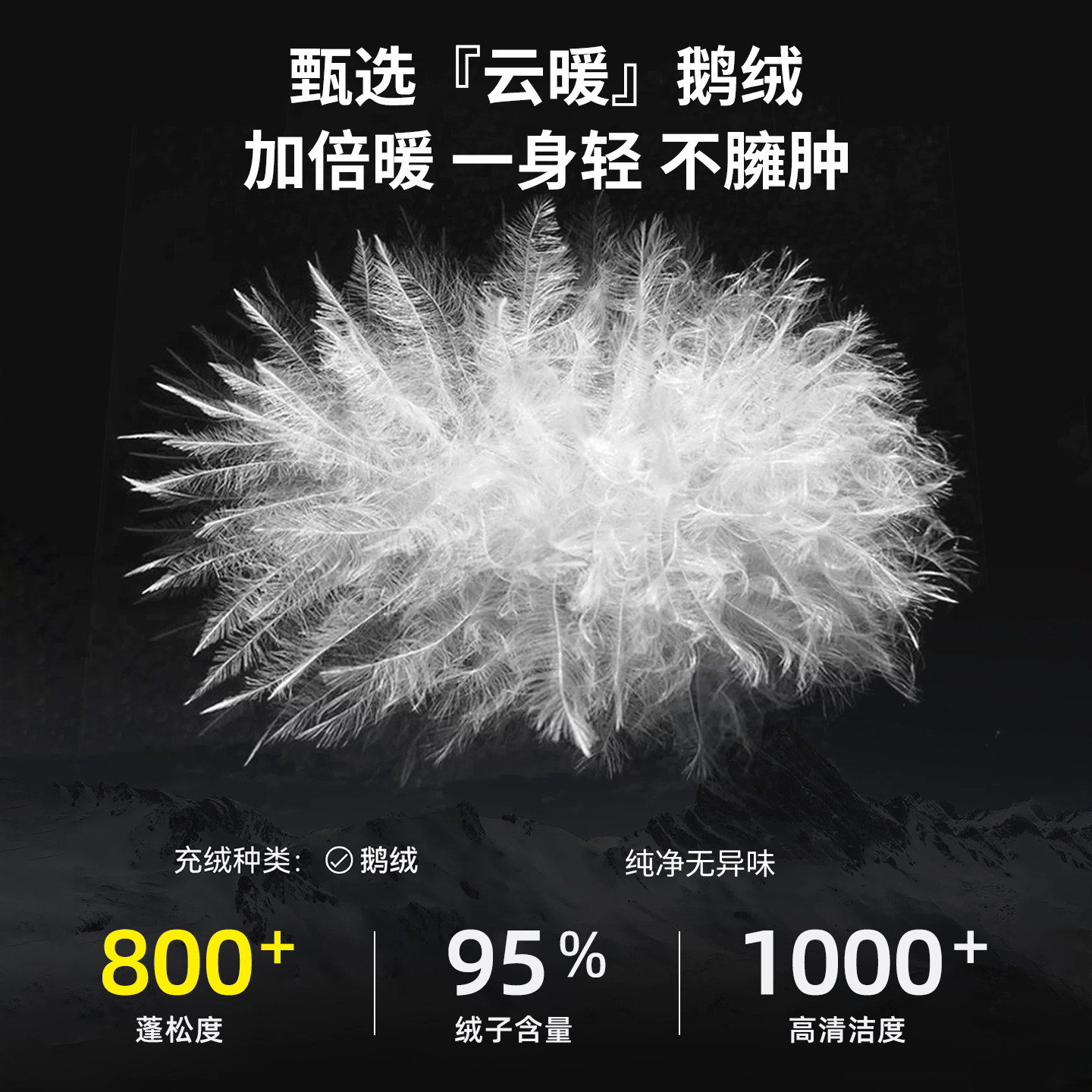 君羽户外800蓬反季鹅绒羽绒服男短款秋冬加厚保暖面包服女外套