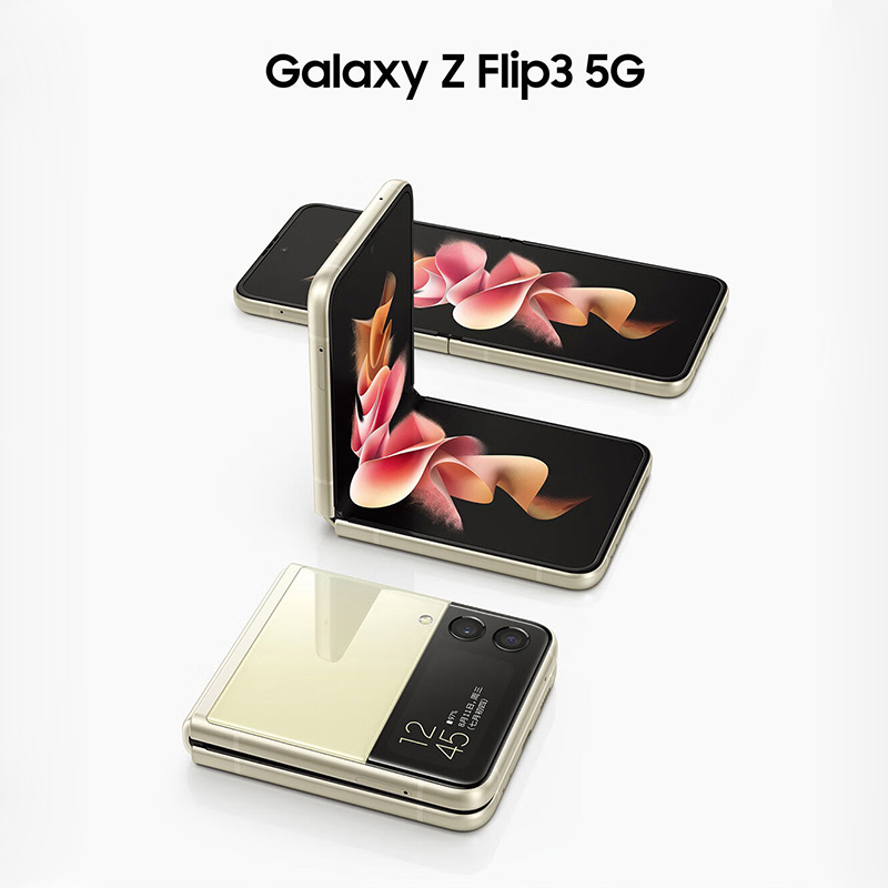 Samsung/三星 Galaxy Z Flip3 5G SM-F7110折叠屏5G手机翻盖个性-图0
