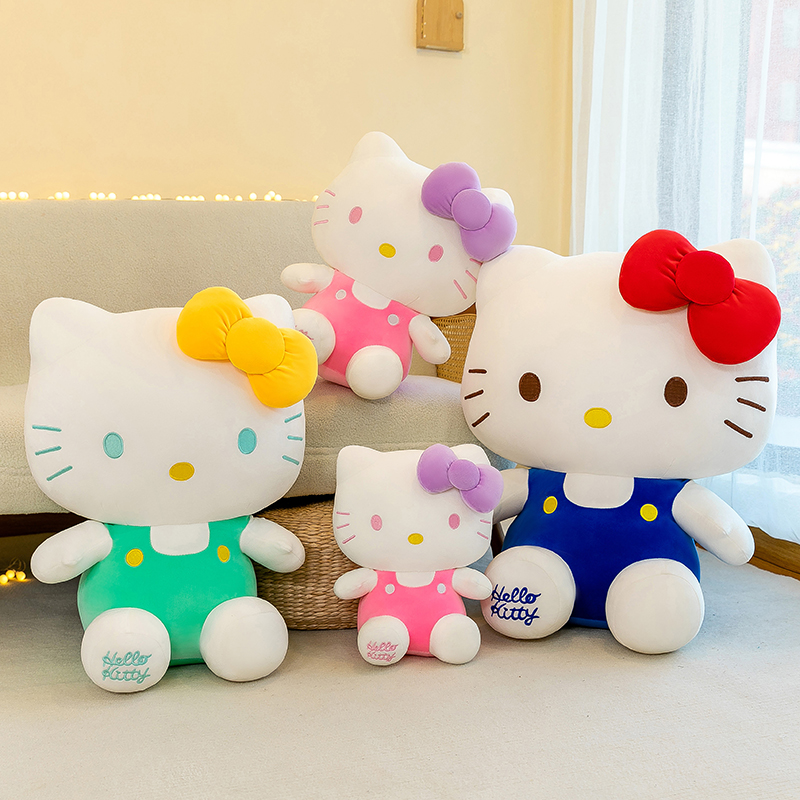 可爱多巴胺哈喽KT凯蒂猫咪毛绒玩具hellokitty公仔布偶娃娃礼物女 - 图2