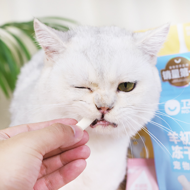 卫仕猫咪冻干羊奶棒奶酪棒营养零食磨牙洁齿成幼猫羊初乳冻干零食