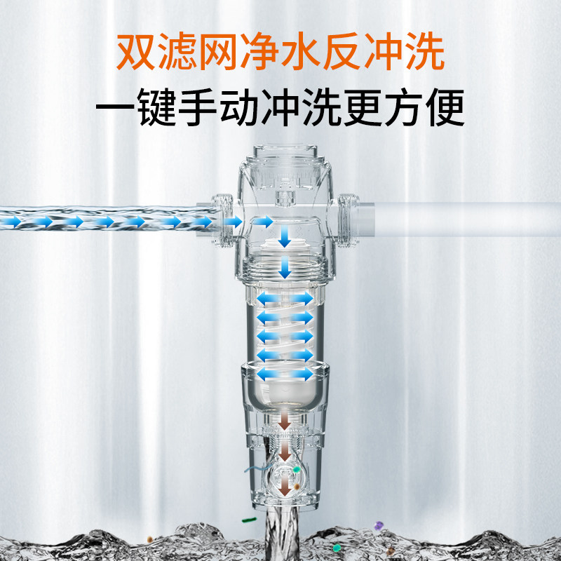 九阳家用厨房反冲洗全屋6t净水器 九阳卓凡净水器