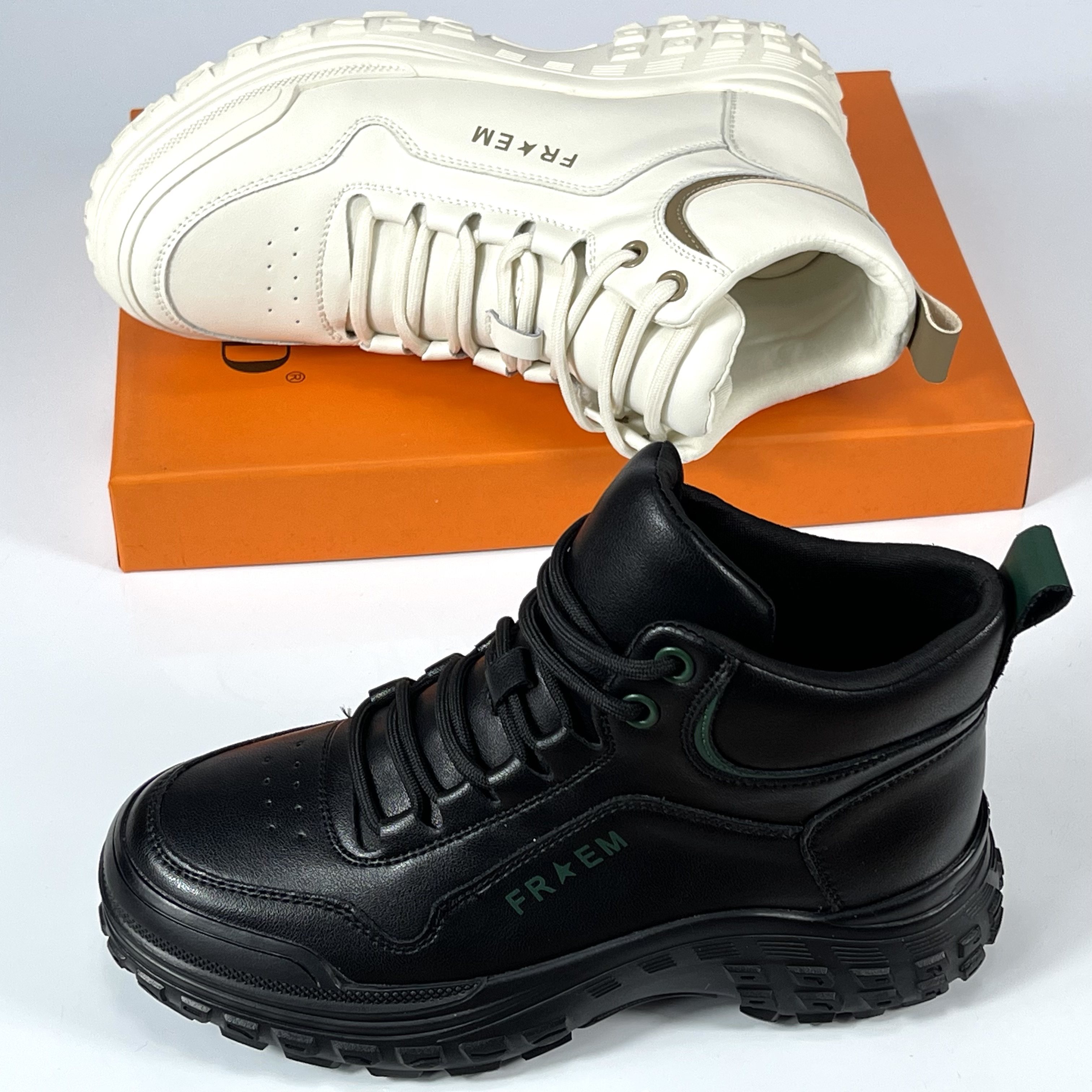 头层牛皮高帮休闲鞋女2025秋季休闲鞋运动小白鞋子真皮厚底马丁靴,淘宝优惠券,粉丝福利购,淘宝优惠卷