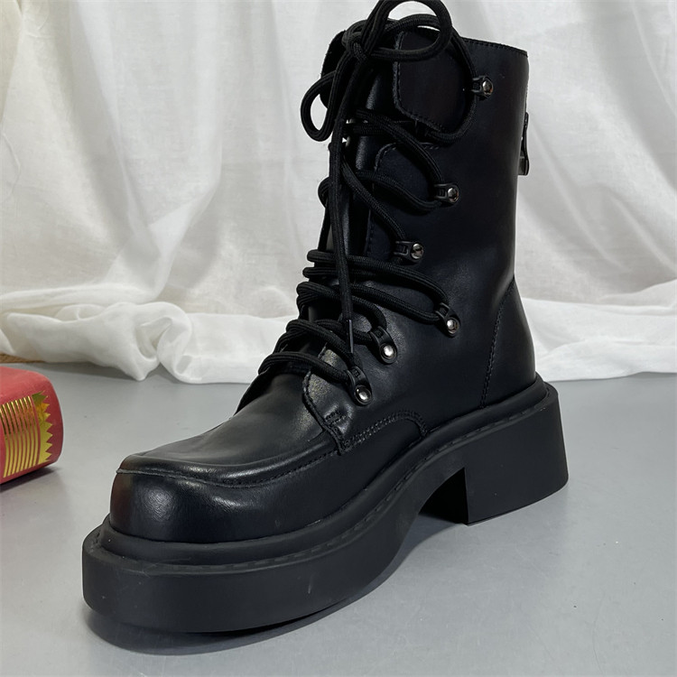 牛皮马丁靴女2025秋冬款英伦风复古大头真皮休闲骑士靴瘦瘦靴捡漏,淘宝优惠券,粉丝福利购,淘宝优惠卷