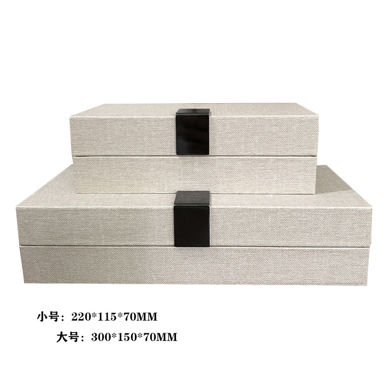 售楼处样板衣帽间收纳首饰盒皮革酒店家居软装编织装饰盒卧室摆件,淘宝优惠券,粉丝福利购,淘宝优惠卷