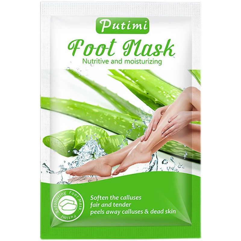 Aloe Vera Foot Mask Peeling for Legs Feet Skin Patch Exfolia-图3