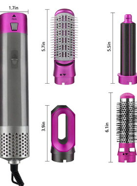 5in1curlingironcombhair