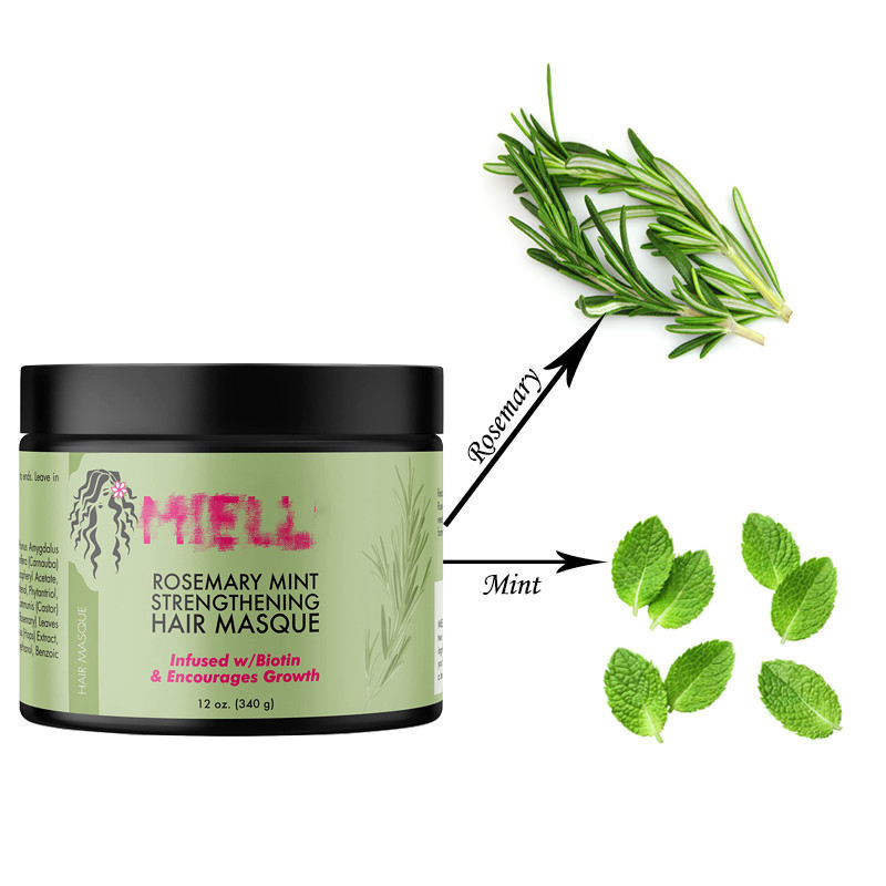 Mielle Organics Rosemary Mint Essential hair oil Hair mask-图0