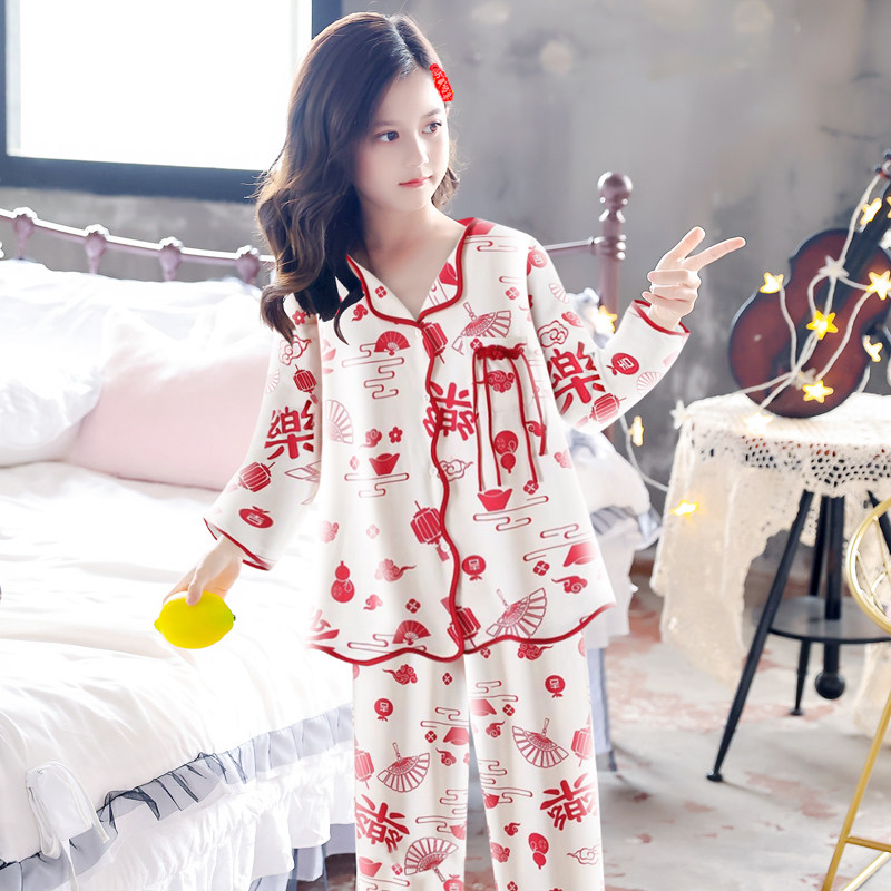 儿童2025新款纯棉睡衣女童春秋季长袖薄款韩版家居服可外穿两件套,淘宝优惠券,粉丝福利购,淘宝优惠卷