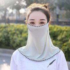 Ice silk sunscreen veil for women in summer