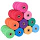 Shaoshuai 3mm colorful cotton rope diy handmade cotton rope