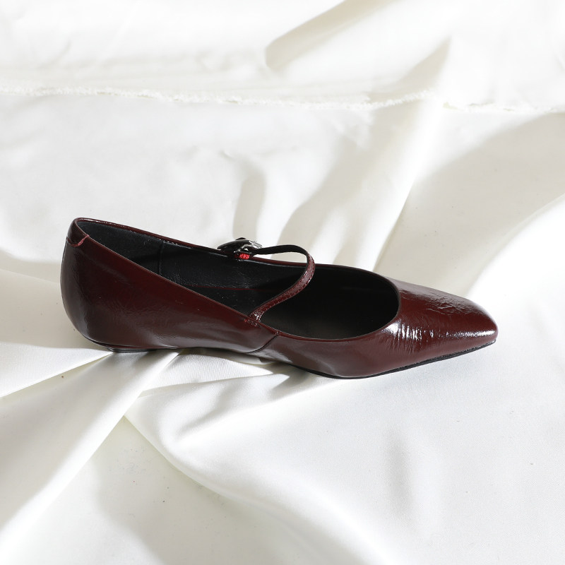 莲花府邸2025春季时尚单鞋优雅浅口鞋方头低跟玛丽珍鞋女里外全皮,淘宝优惠券,粉丝福利购,淘宝优惠卷