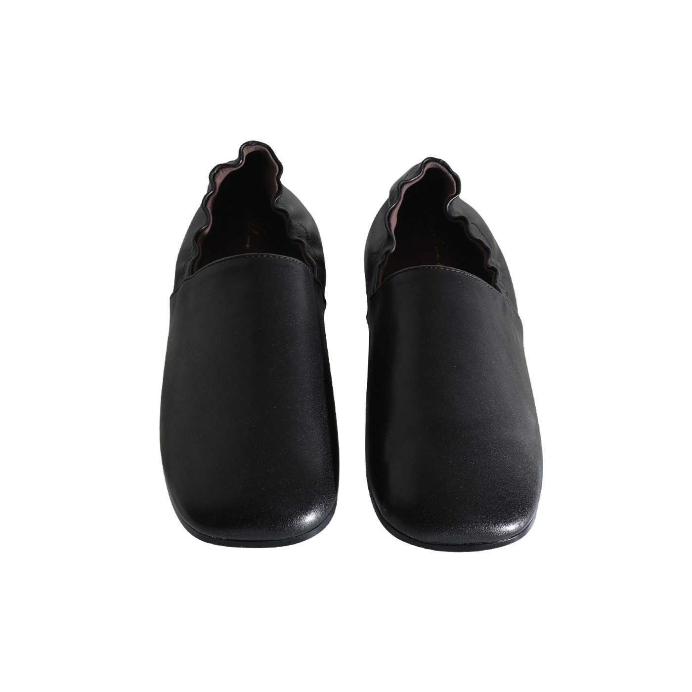 莲花府邸2026春季简约方头一脚蹬单鞋舒适百搭平底牛皮奶奶鞋女鞋,淘宝优惠券,粉丝福利购,淘宝优惠卷