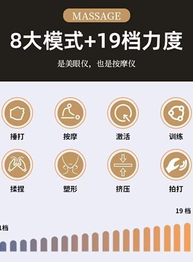 眼部按摩仪美眼仪去除淡化黑眼圈眼袋EMS微电流提拉紧致美容仪器