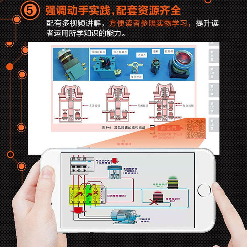 PLC编程从入门到精通零基础到实战 plc零基础自学电工实例自学宝典教材三菱西门子编程软件书籍电气控制与应用接线图大全实物技术-图1