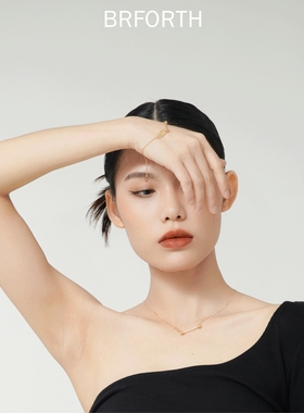 BRFORTH 平衡木锁扣手链精致女简约轻奢气质感设计