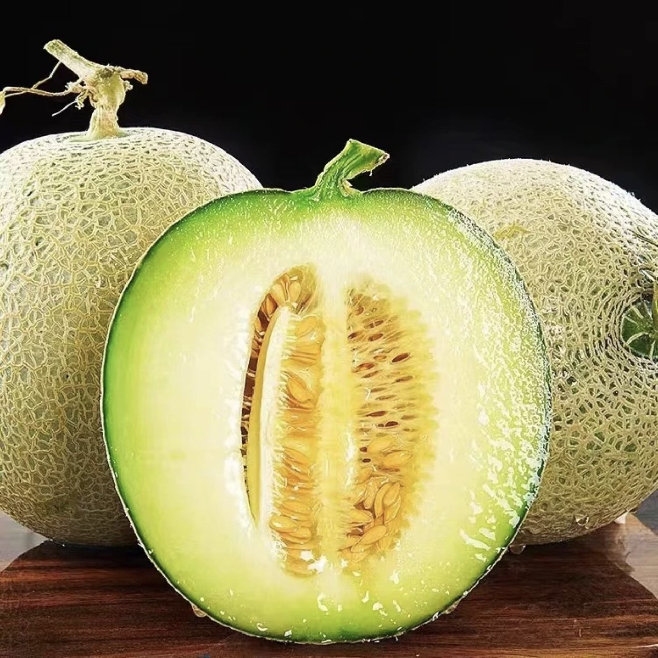 山东玫珑网纹蜜瓜网格瓜新鲜绿心哈密瓜应当季水果时令冰淇淋口感,淘宝优惠券,粉丝福利购,淘宝优惠卷
