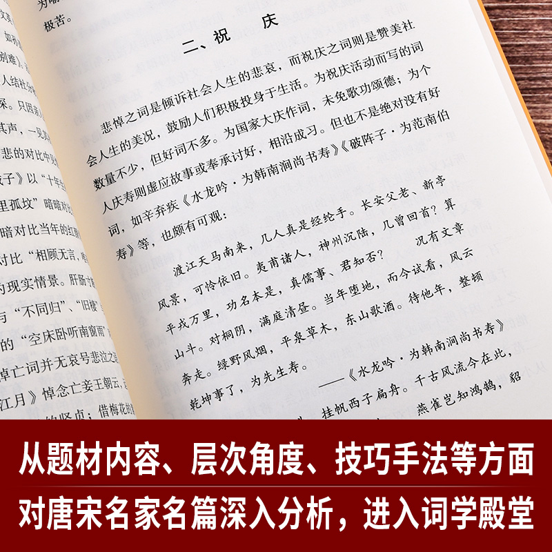 【商务印书馆旗舰店】怎样读唐宋词 唐诗宋词学习鉴赏初中高中学生诗词赏析古典文学语文阅读理解训练写作技巧解析李清照杜甫 - 图2