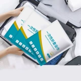 Одноразовое банное полотенце для выпрямления волос для путешествий, упаковка для умывания, одноразовые влажные салфетки, увеличенная толщина