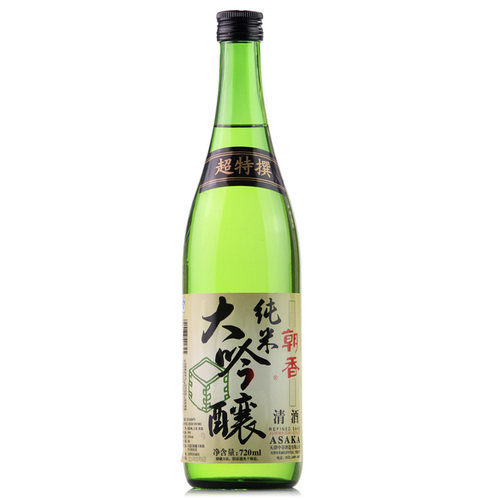 日式清酒 朝香 纯米大吟酿  纯米酒 低度酒 720ml 瓶装 国产清酒 - 图2