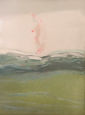 个性丙烯画客厅肌理画纯手绘油画