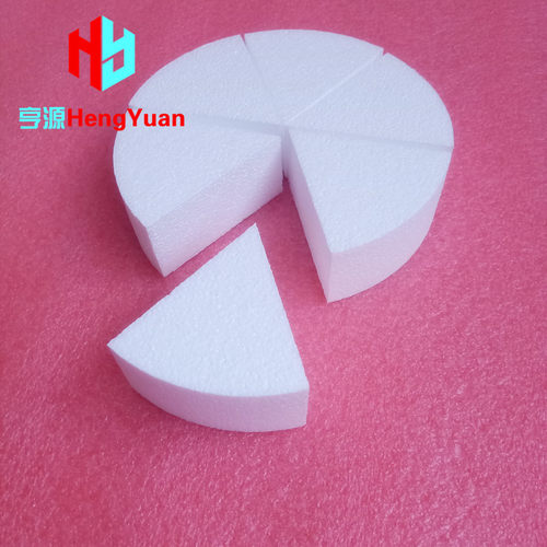 泡沫圆圈保丽龙圆环婚庆花环泡沫圈甜甜圈半边环 DIY手工材料圈环 - 图2