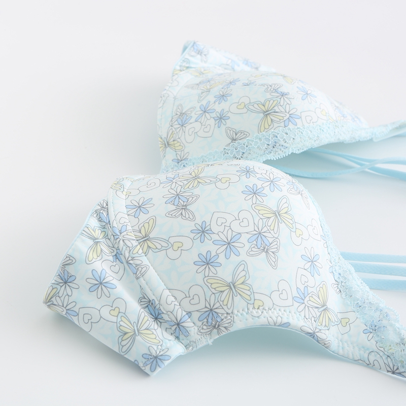 黛安芬旗下sloggi文胸内衣少女正品清新春夏花朵小胸聚拢16-7868 - 图0