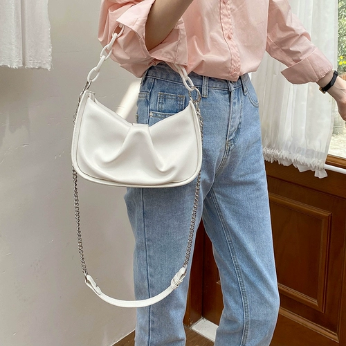 Дизайнерская модная сумка на одно плечо, тренд сезона, в западном стиле