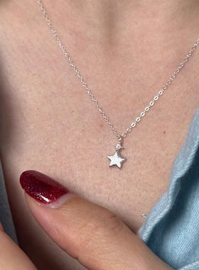 甜美星星吊坠项链女简约时尚百搭气质优雅锁骨链ins风网红颈链潮