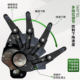 Descender anti-panic high-altitude work spider man rock climbing rapid descent mountaineering safety rope hand-controlled descent device 9-12mm