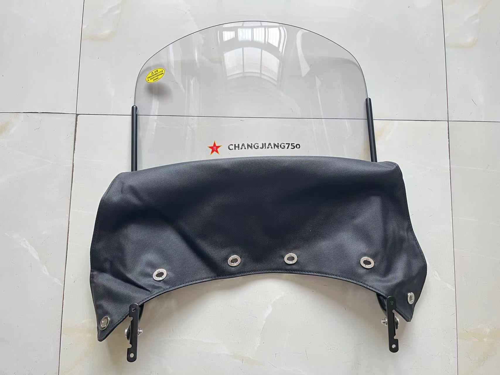 长江650B700边三轮边斗风挡风玻璃 新长江750侉子边斗 主机风挡 - 图1