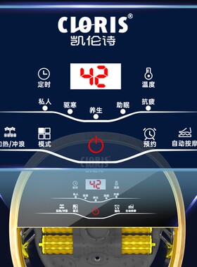 多功能智能电加热足浴盆足疗