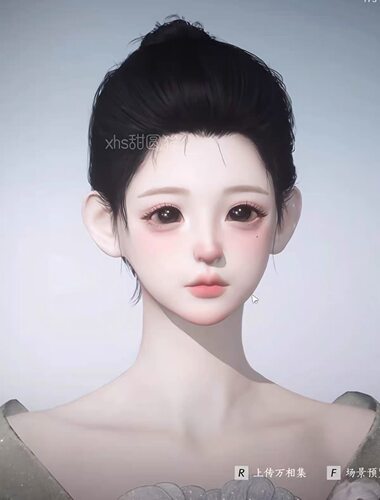 知意 甜圆猫 燕云十六声捏脸女 端游手游通用 - 图2